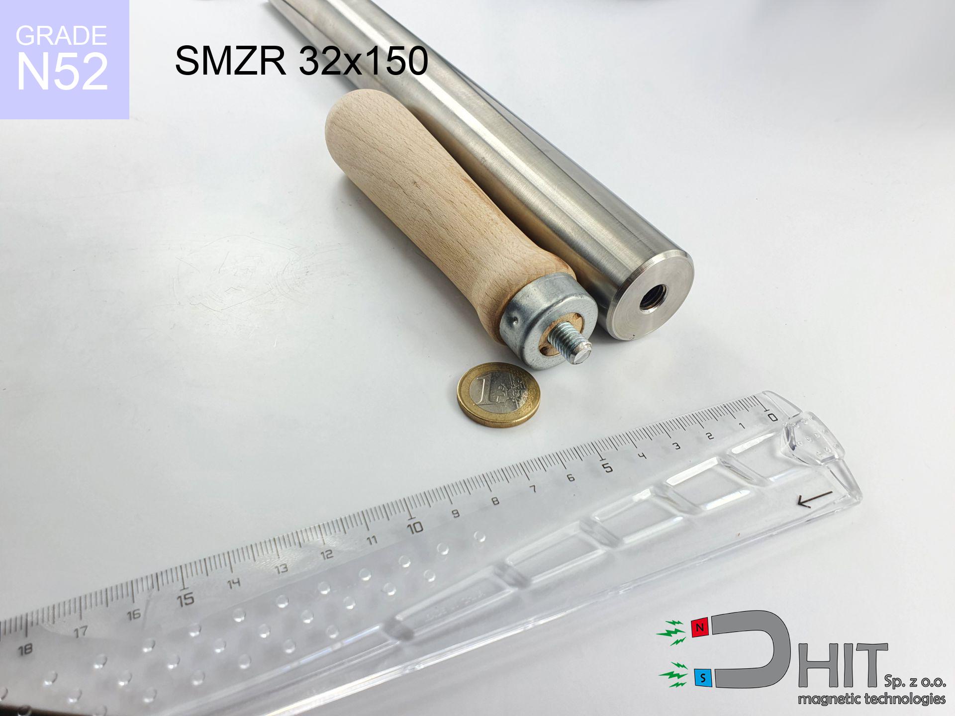 SMZR 32x150 N52 - wałek magnetyczny