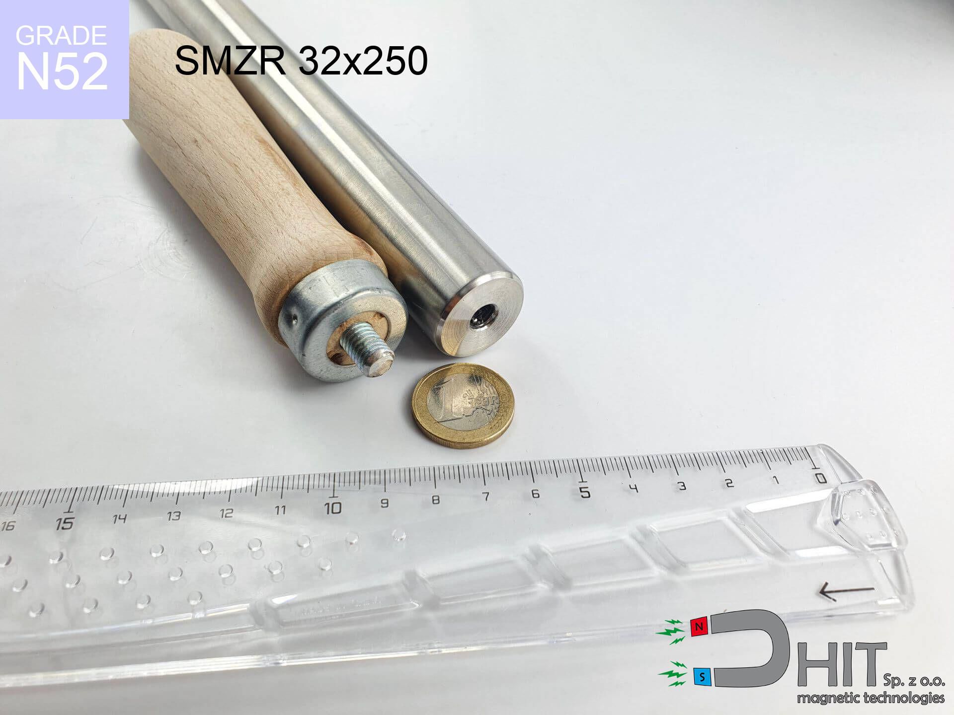 SMZR 32x250 N52 - wałek magnetyczny