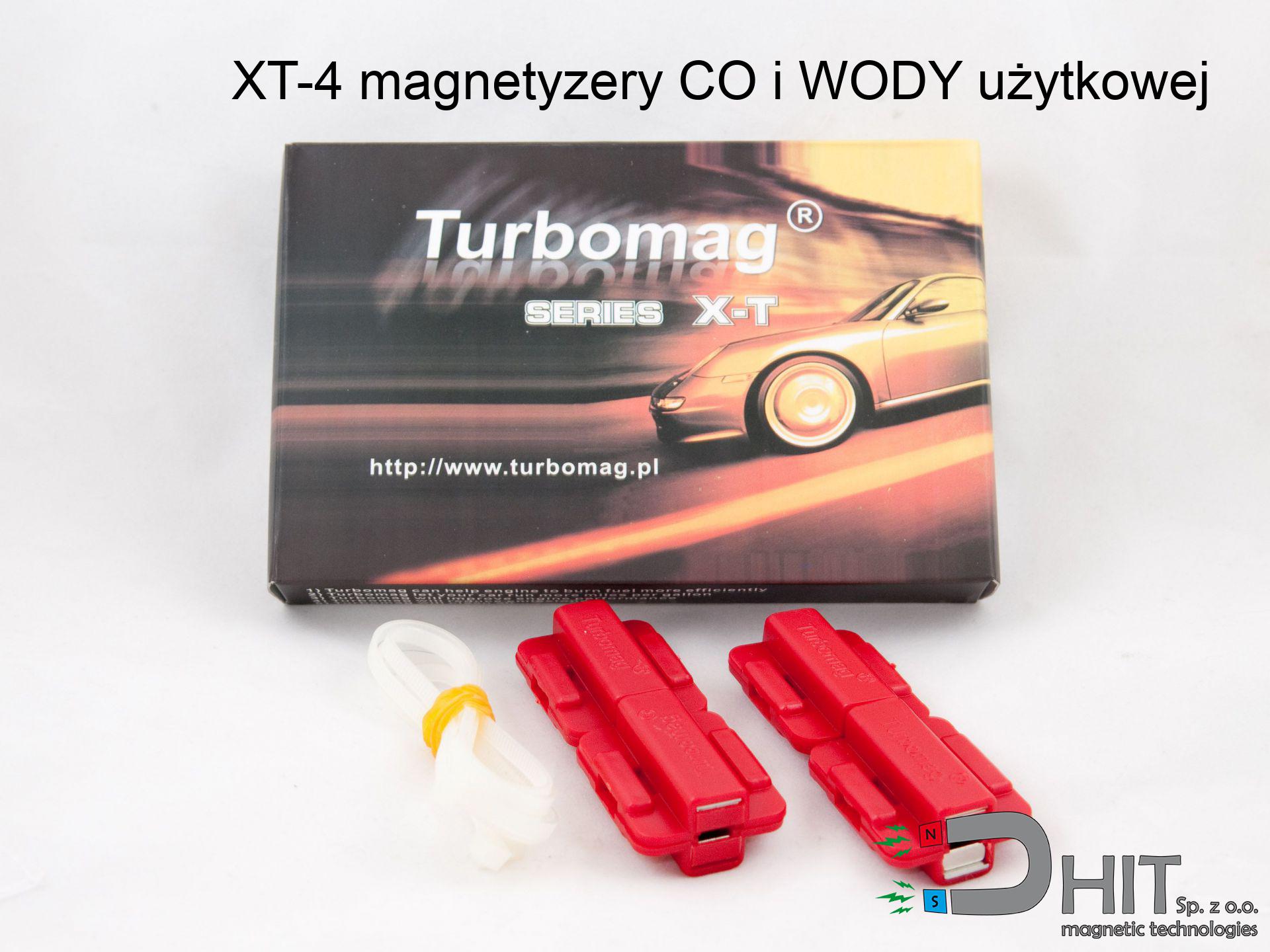 XT-4 magnetyzery CO i WODY użytkowej
